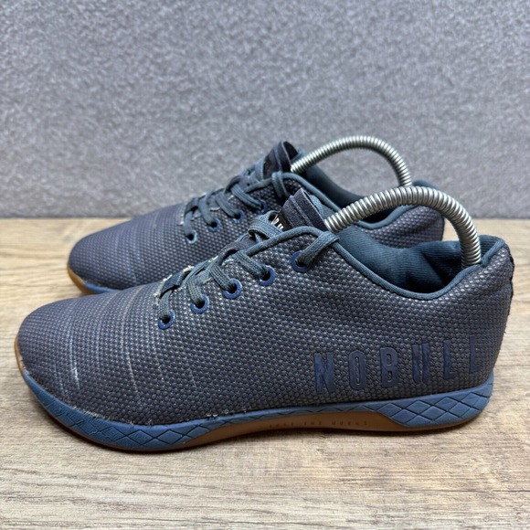 NOBULL No Bull Outwork Mens 7 Womens 8.5‎ Blue Shoes Athletic Trainer Sneakers * - Picture 3 of 9